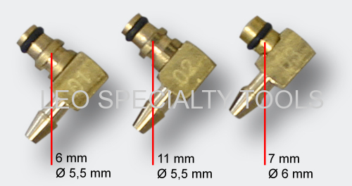 common rail diesel flie?en test z?hler adapter set