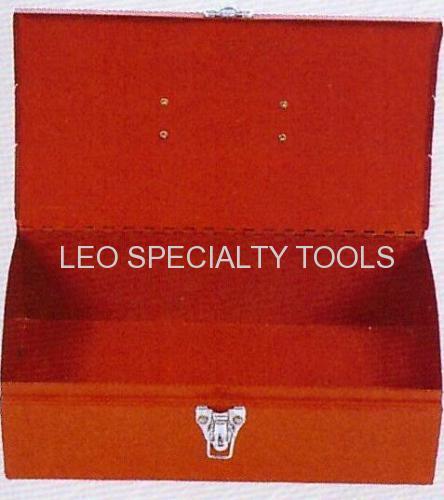 verfeinerung tragbare stahl flat top-tool box red